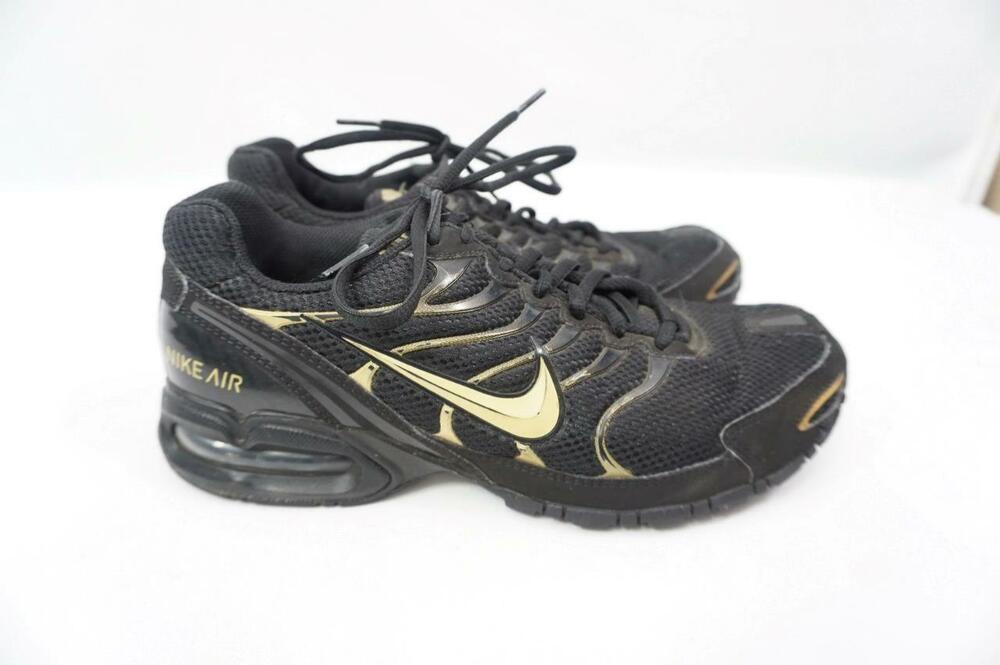 NIKE AIR TORCH 4 MEN 8 USED MESH BLACK/GOLD SNEAKERS/RUNNING SHOES CN2159-002